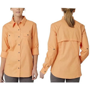 Wrangler | Orange Riggs Workwear Vented Weather Anything Button-Up Shirt